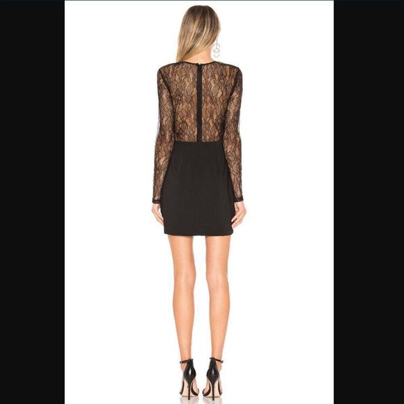 NWOT Revolve x About Us Mady Dress in Black | Size M - Picture 3 of 11